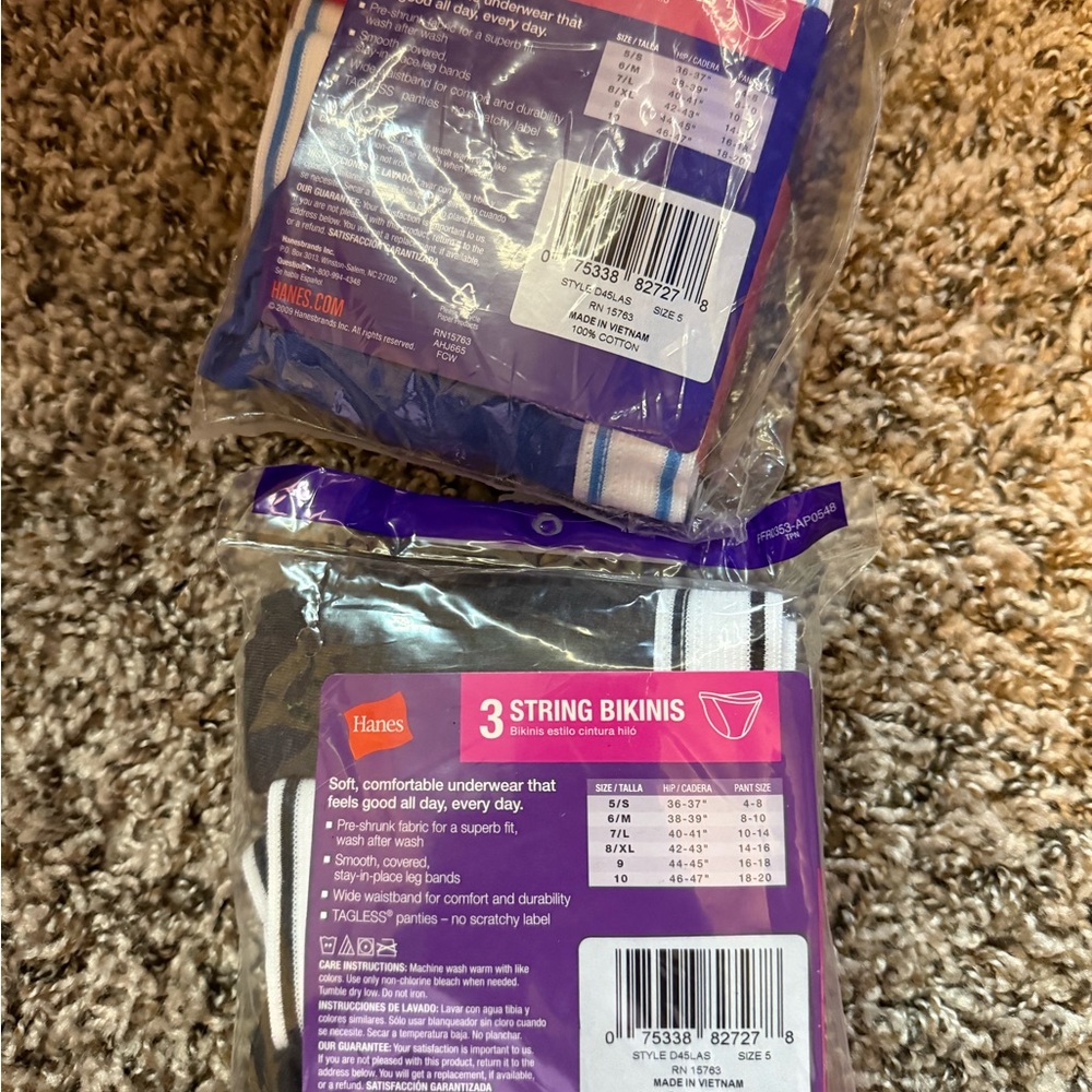Hanes string bikini panties - Picture 2 of 2